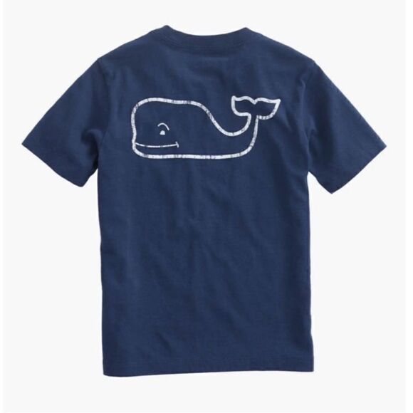 Vineyard Vines Kids Navy Blue Whale T-Shirt - Picture 2 of 5